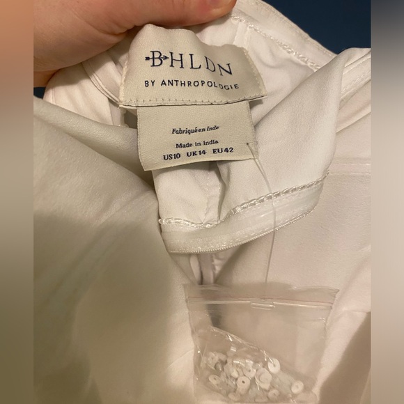 BHLDN Arabella Mini Sequin Fringe Dress - Picture 6 of 8